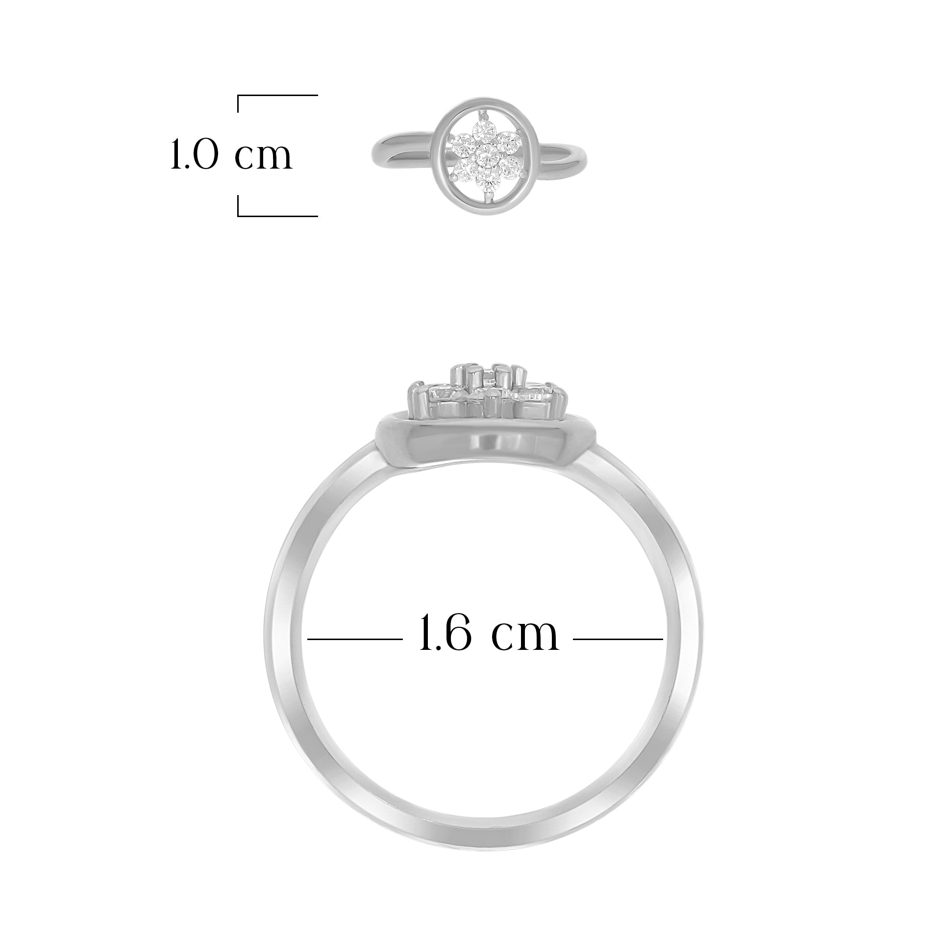 Simple Floral Fashion Ring