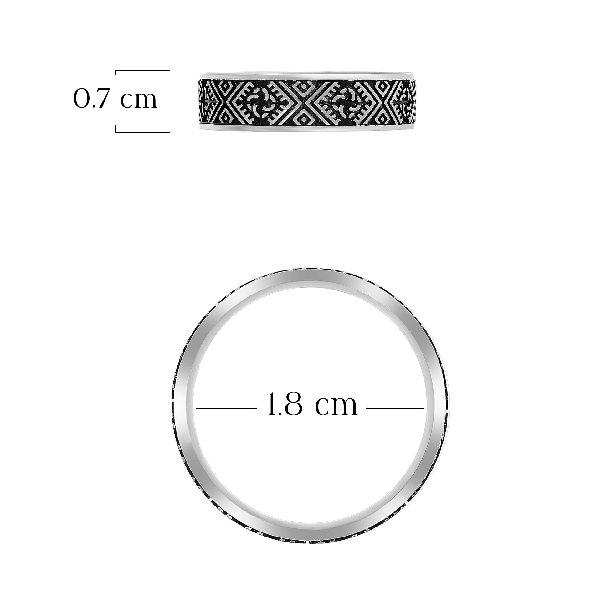Classic Motif Pattern Ring