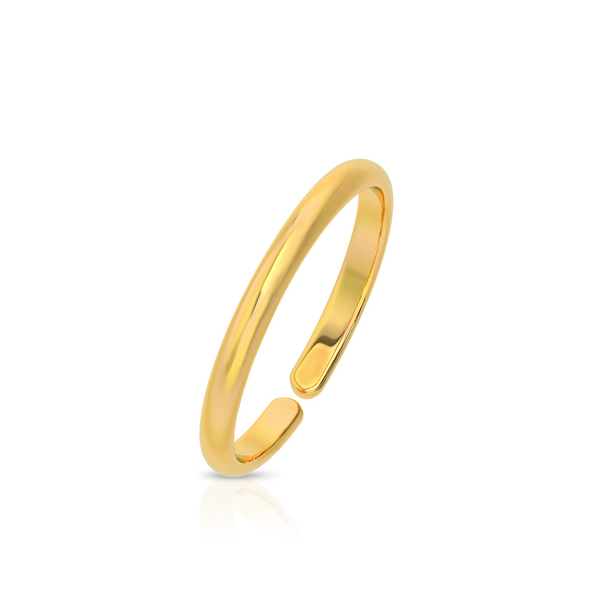 Simple Sleek Open Band Designer Ring