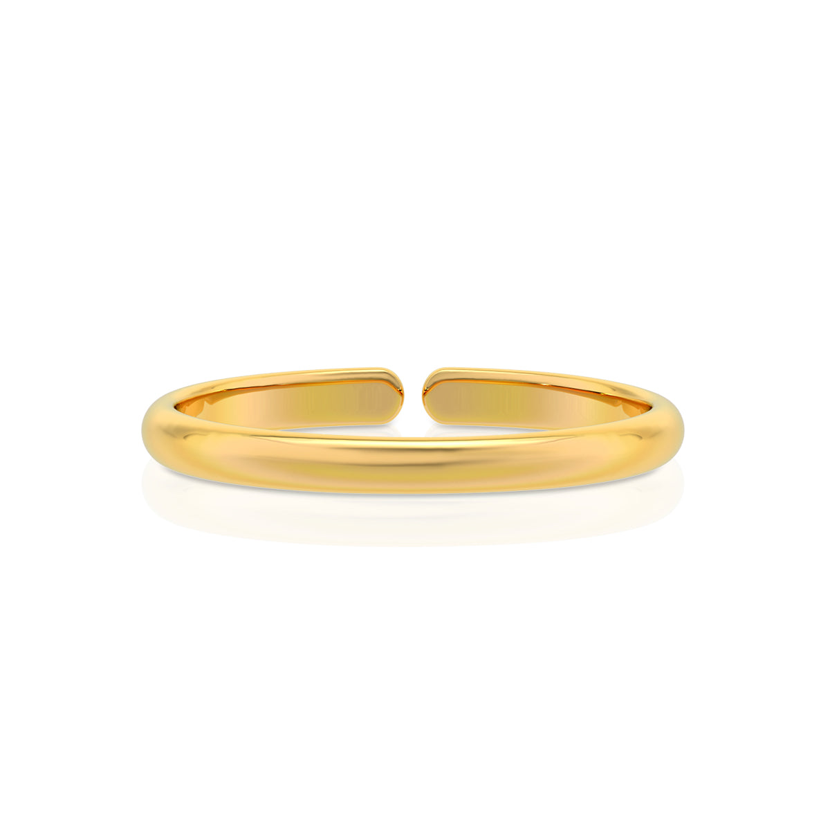 Simple Sleek Open Band Designer Ring