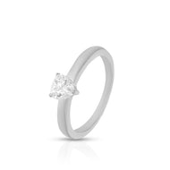 Charming Heart Design Ring