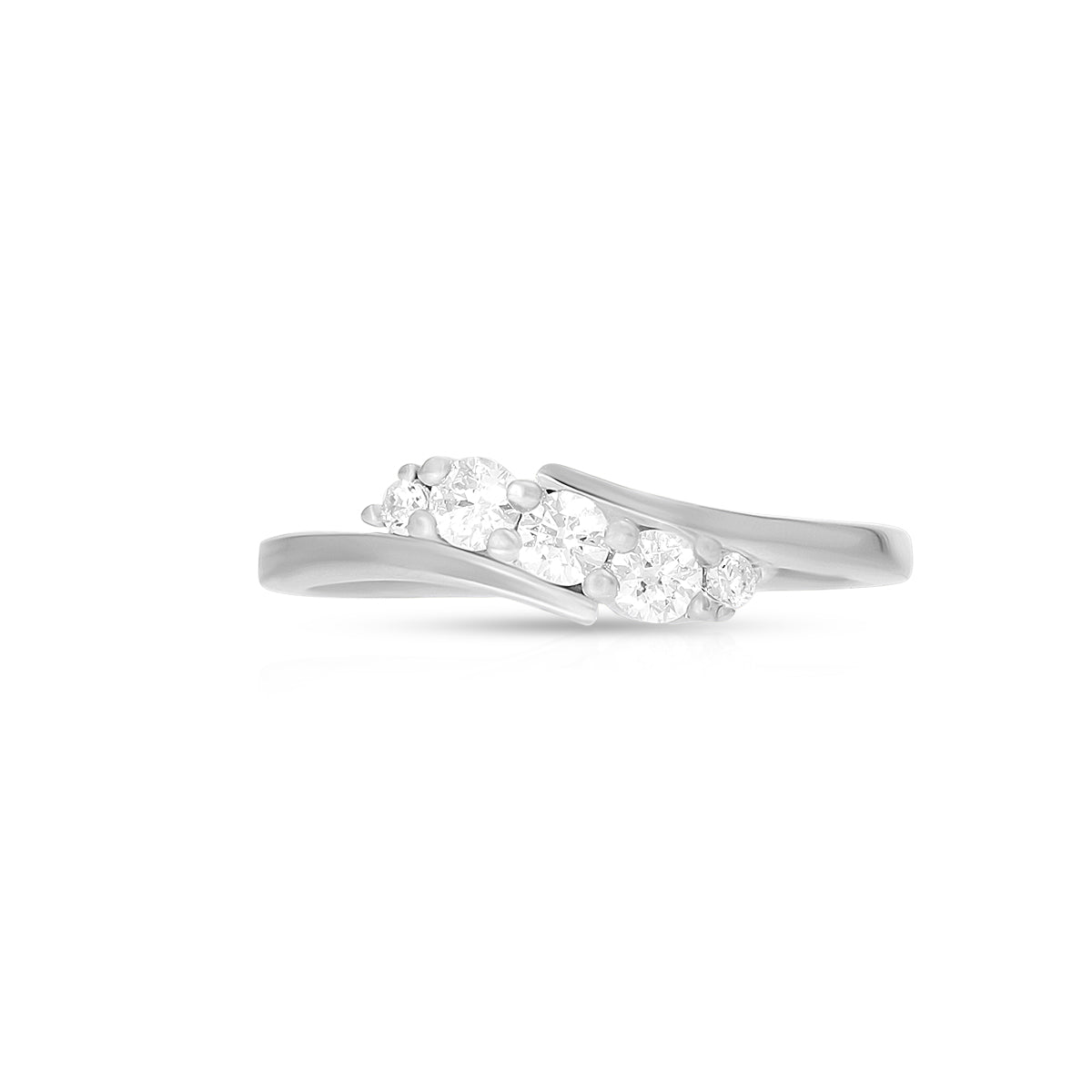 Triple Stone Design Ring