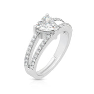 Twilight Heart Diamond Ring