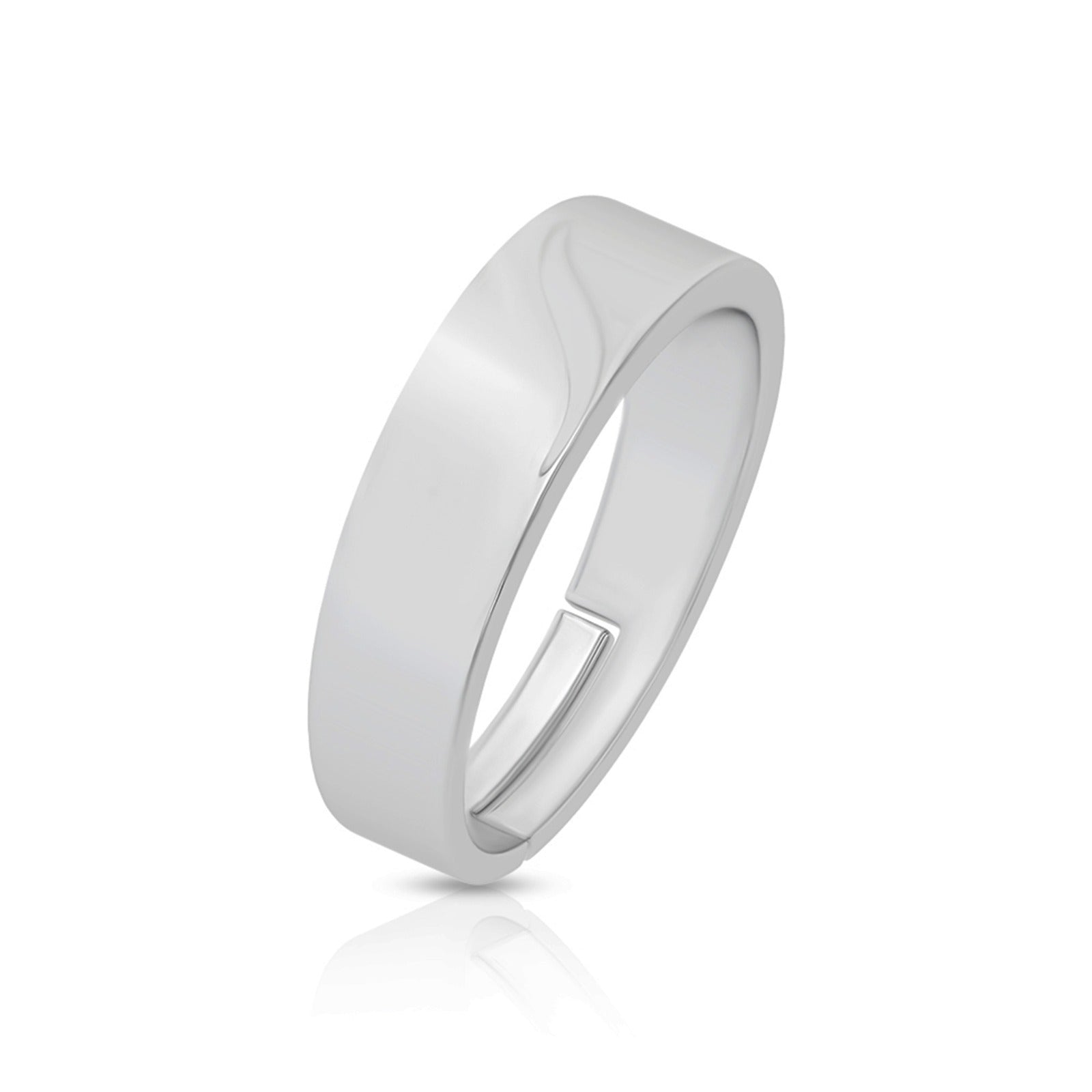Eternal Sleek Silver Band