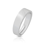 Eternal Sleek Silver Band