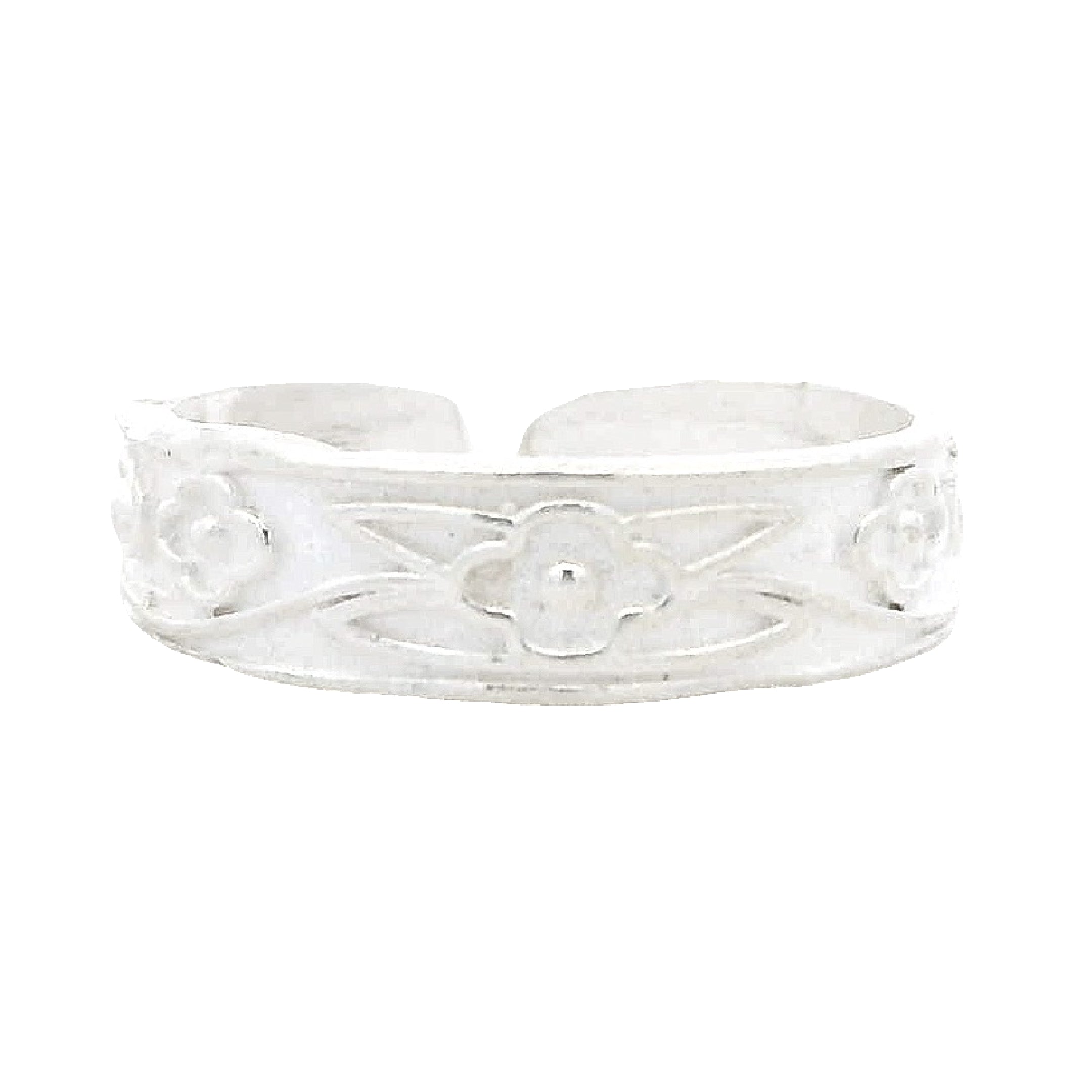 Dainty Floral Art Toe Rings