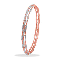 Sleek Dazzle Diamond Bangle