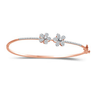 Charming Floral Shine Diamond Kada