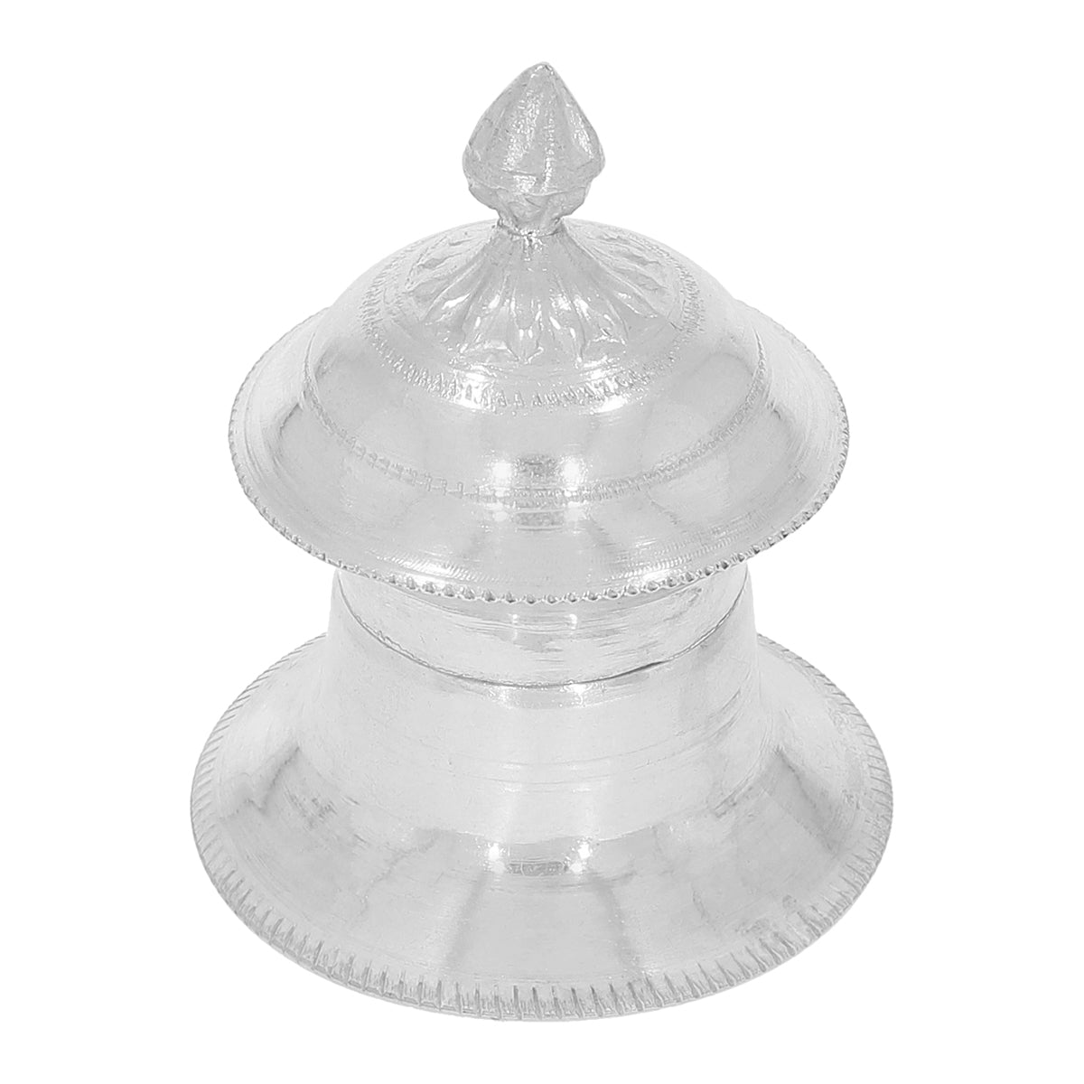 Silver Karanda For Pooja