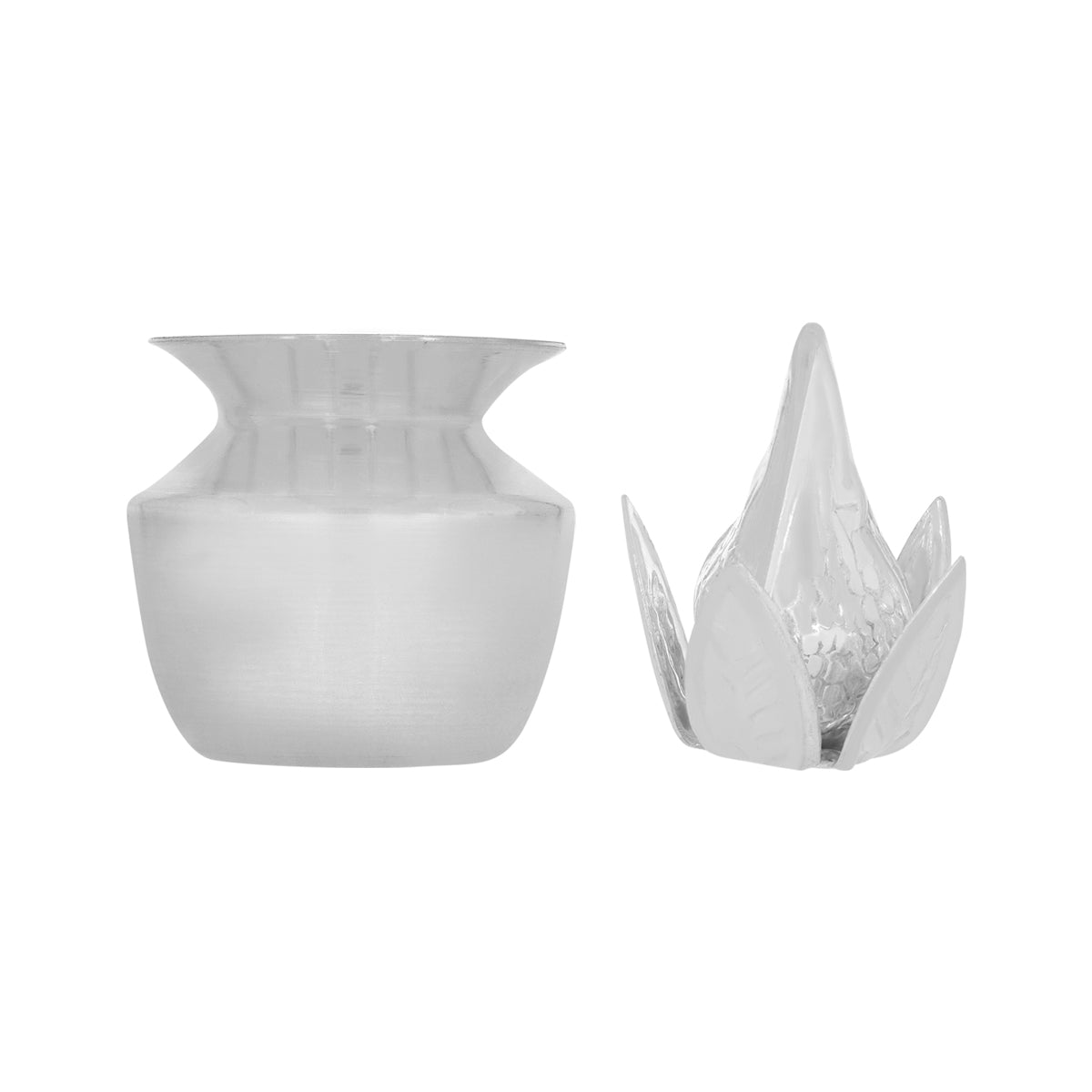 Silver Kara Naral For Pooja