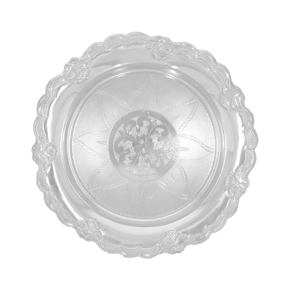 Silver Tabak For Pooja