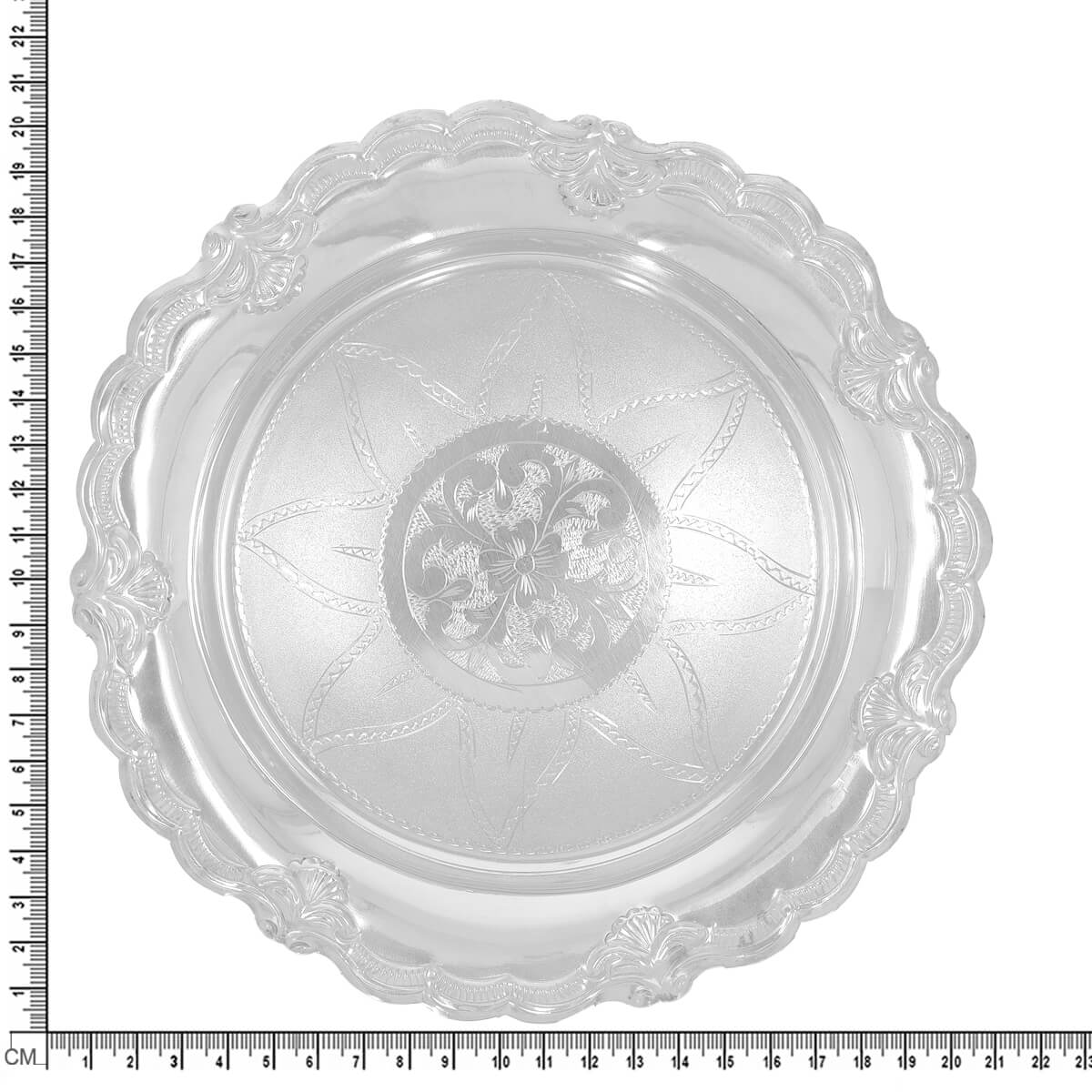 Silver Tabak For Pooja