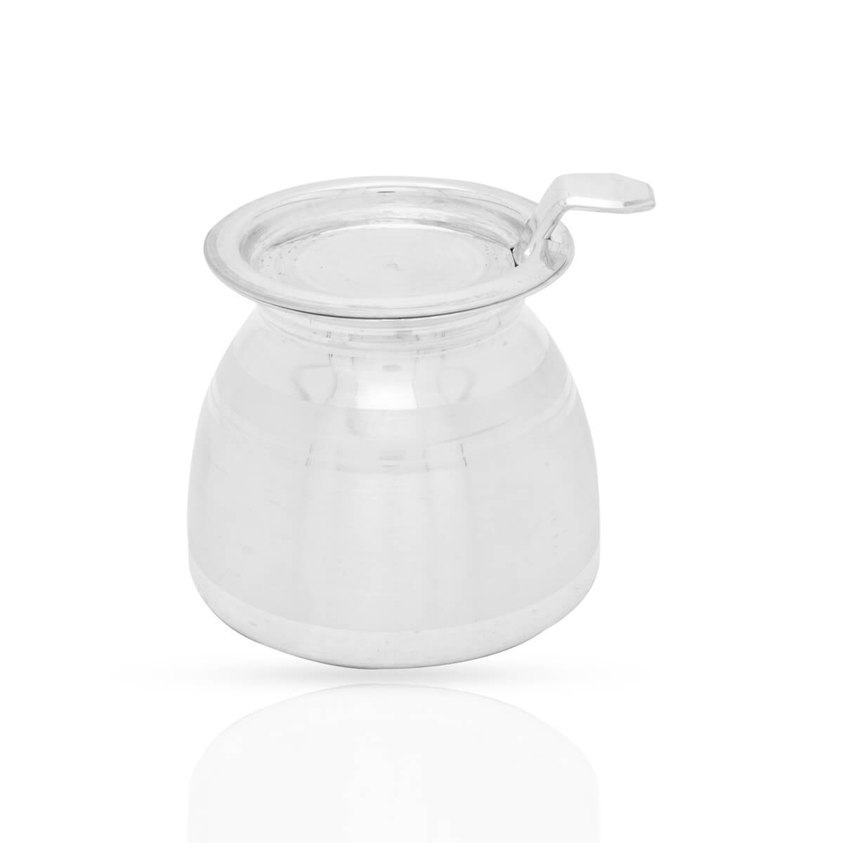 Polished Glow Silver Ghee Pot