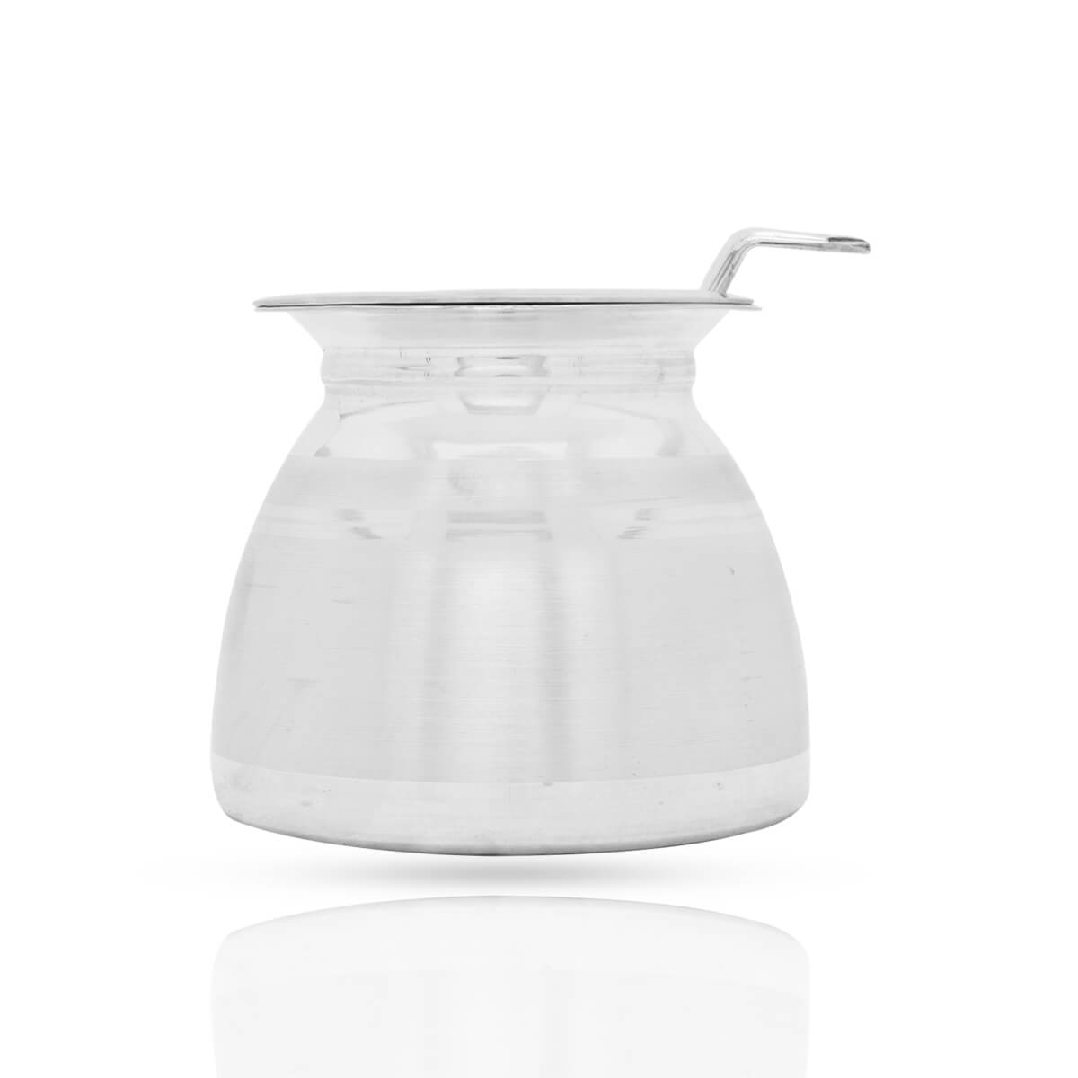 Polished Glow Silver Ghee Pot