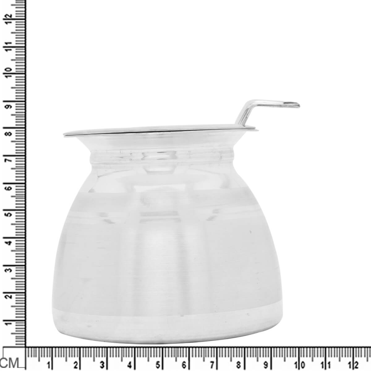 Polished Glow Silver Ghee Pot