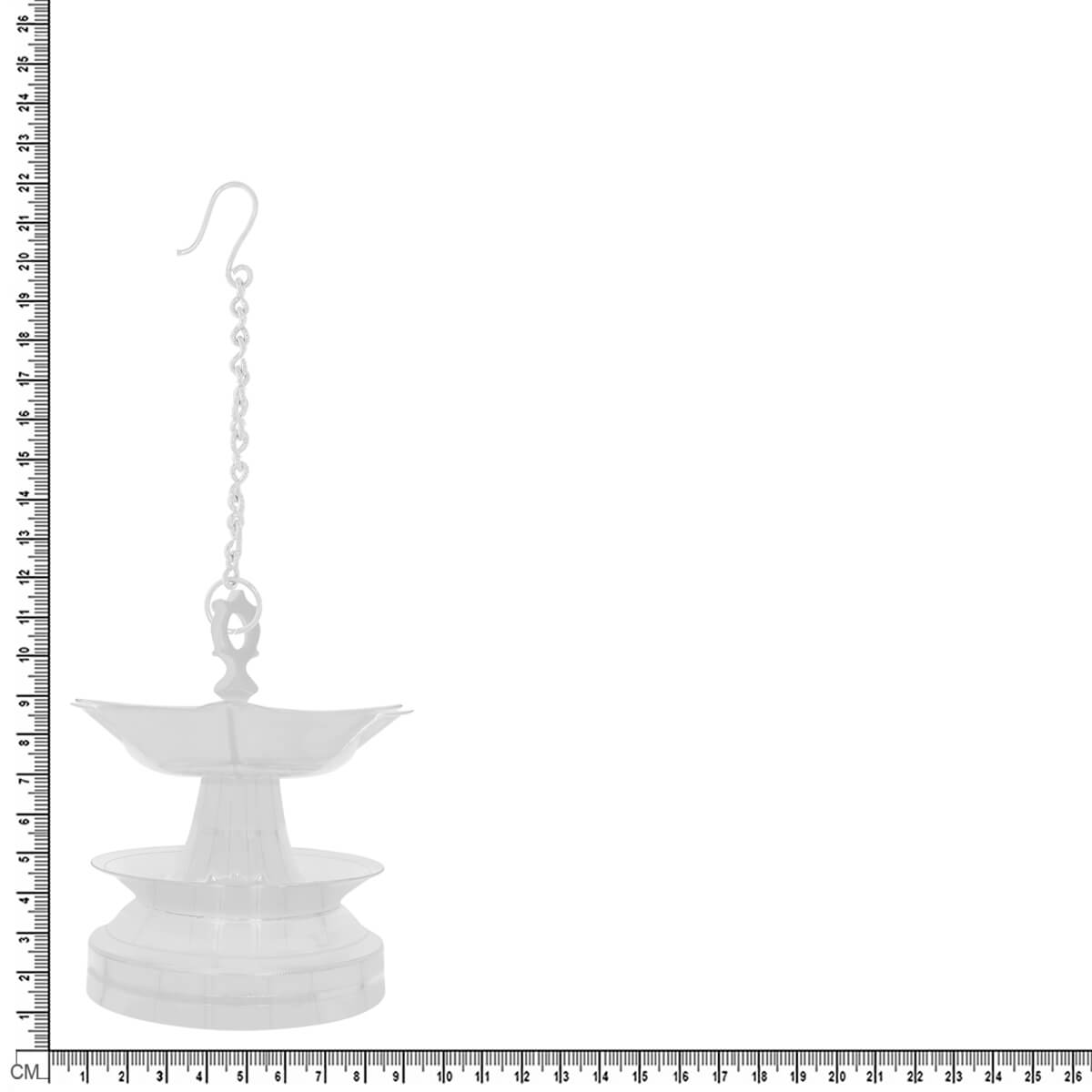 Elegant Lustre Silver Laman Diwa