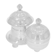 Silver Rukmini Karanda For Pooja