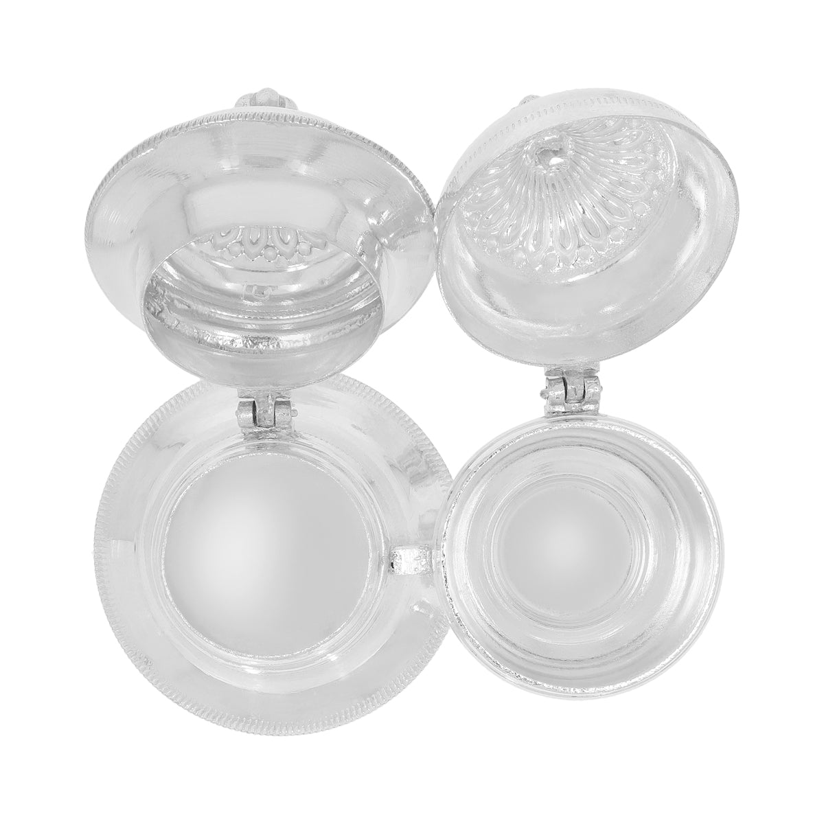 Silver Rukmini Karanda For Pooja