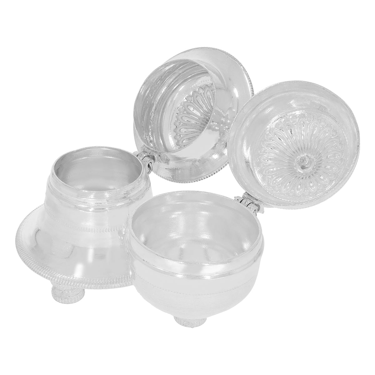 Silver Rukmini Karanda For Pooja