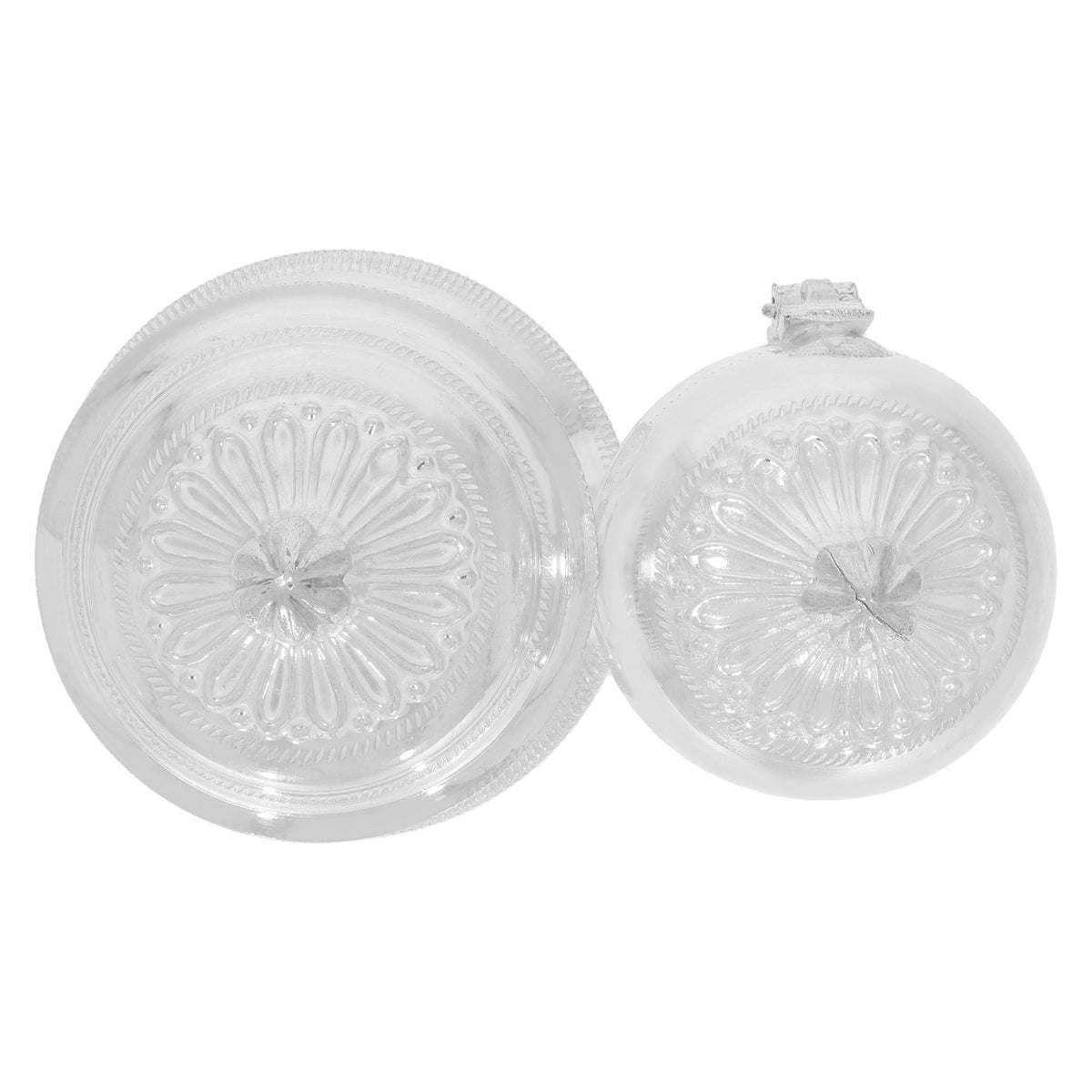 Silver Rukmini Karanda For Pooja