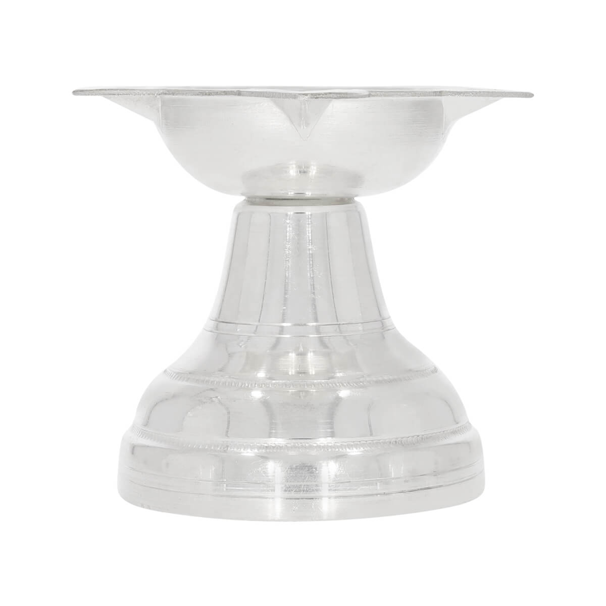 Splendid Glow Silver Diya