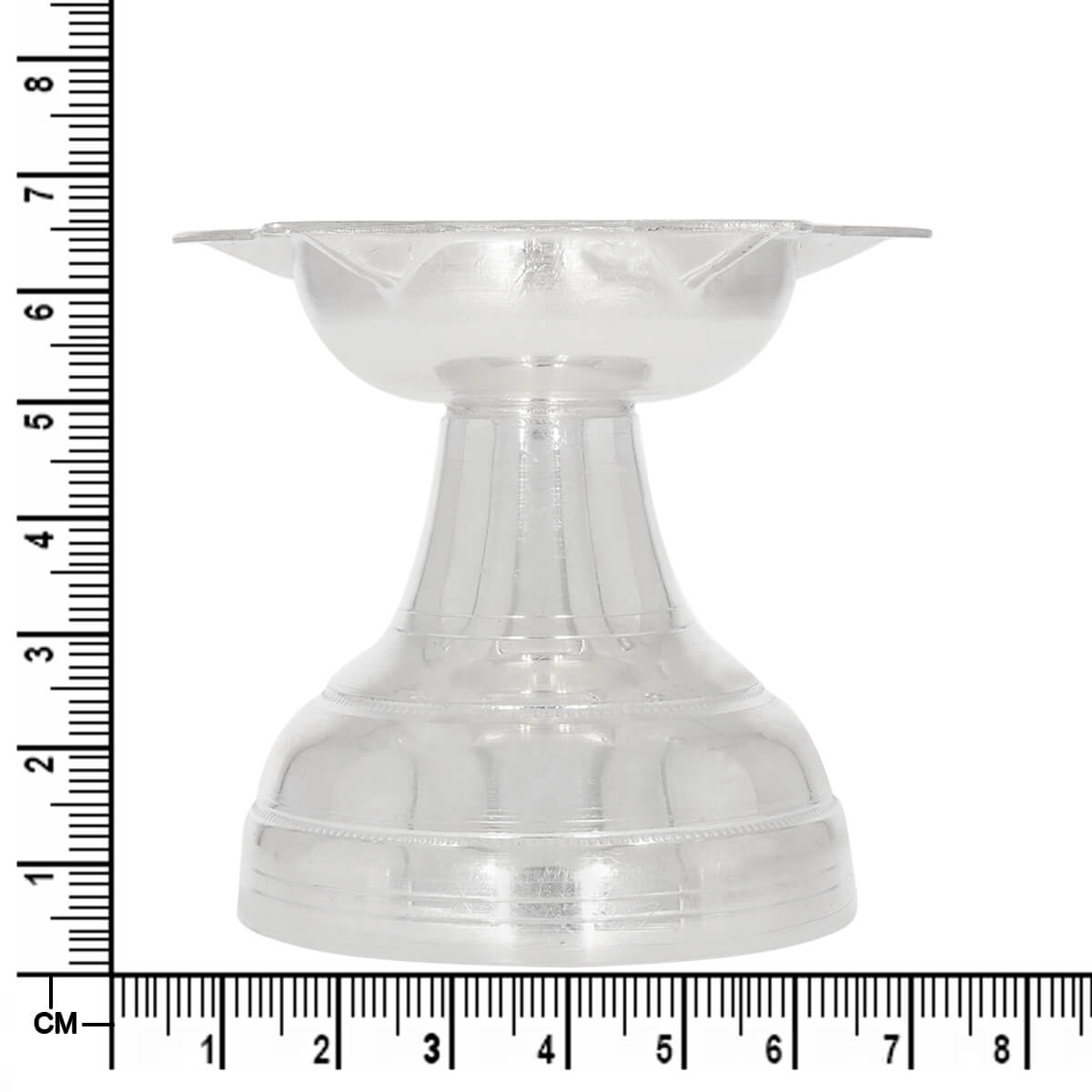 Splendid Glow Silver Diya
