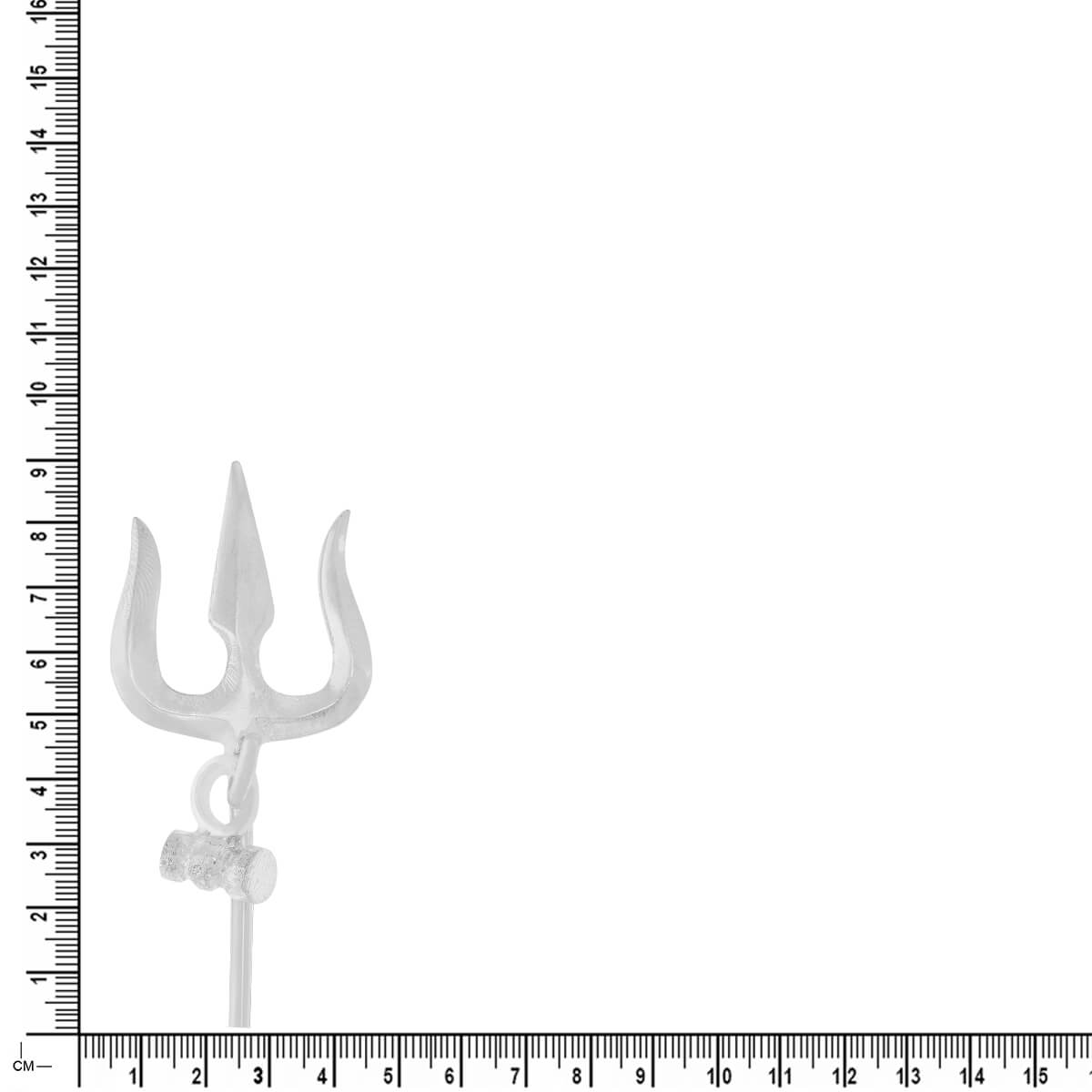 Silver Shiv Trishul For Pooja