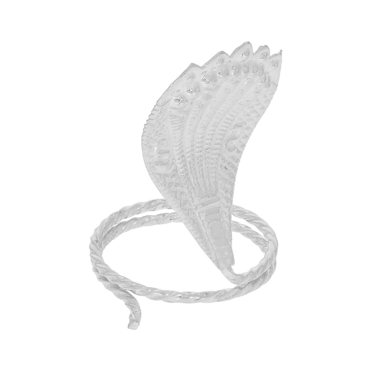 Silver Panchmukhi Naag For Pooja