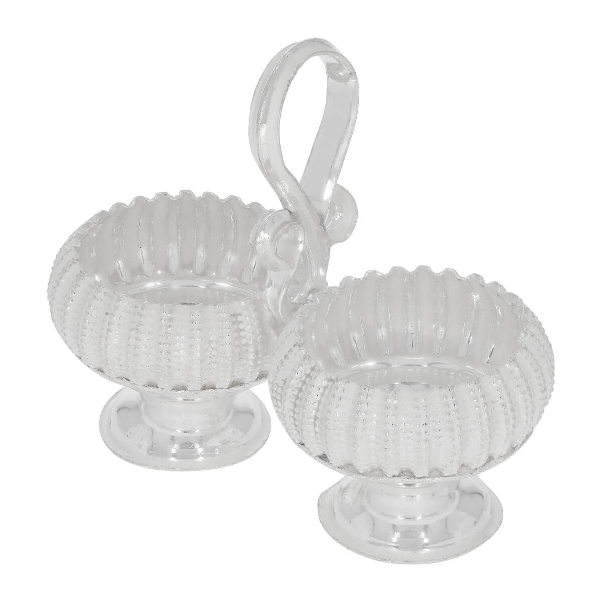 Silver Fancy Kumkum Karanda For Pooja