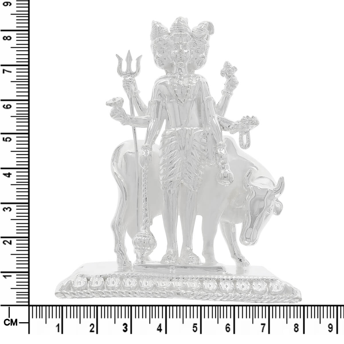 Auspicious Silver Lord Datta Idol
