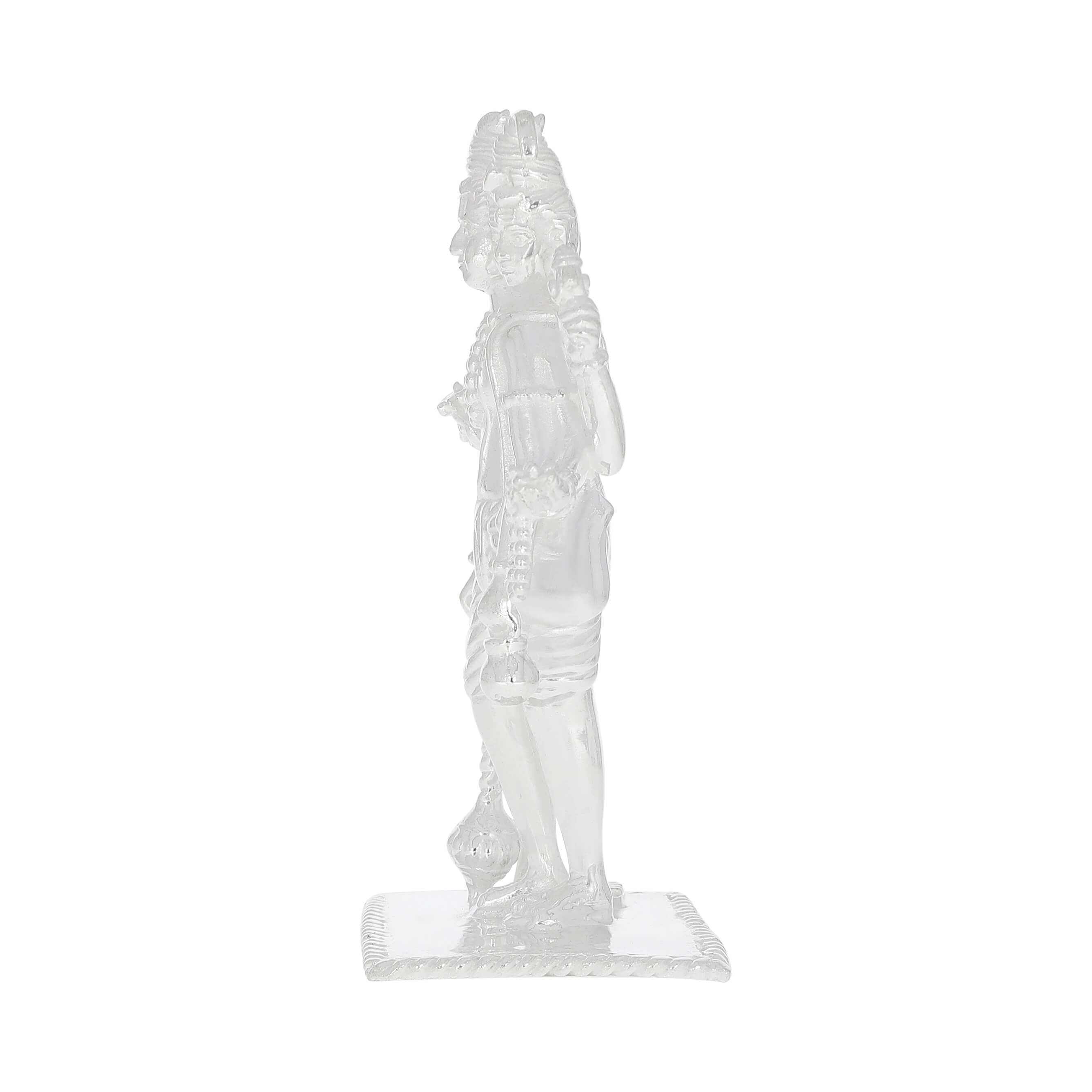 Omnipotent Glow Silver Lord Dutta Idol