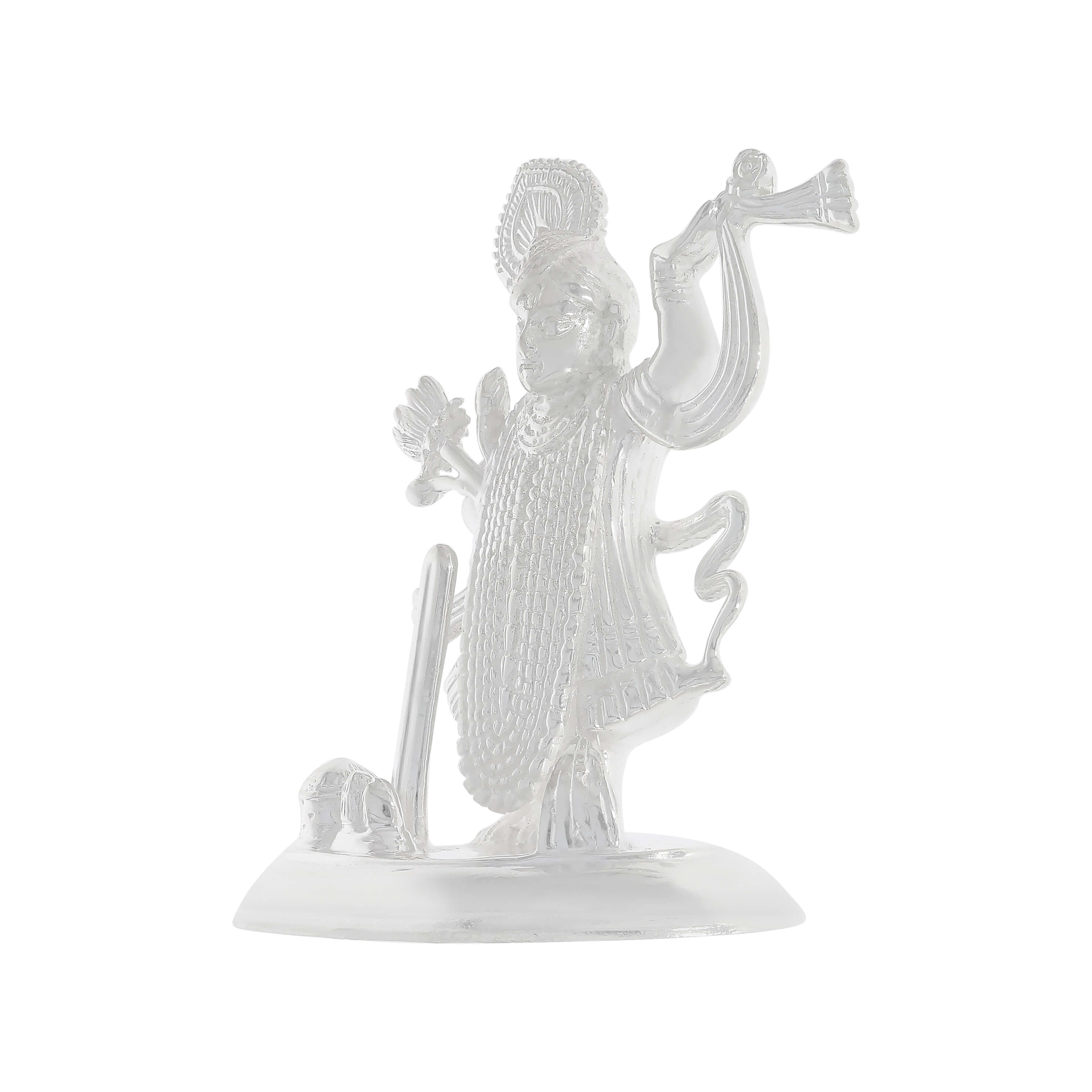 Silver Lord Shreenathji Divine Idol
