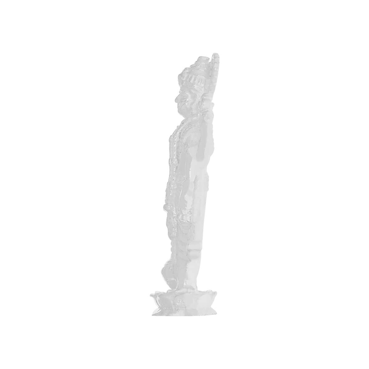 Celestial Shine Silver Lord Vishnu Idol