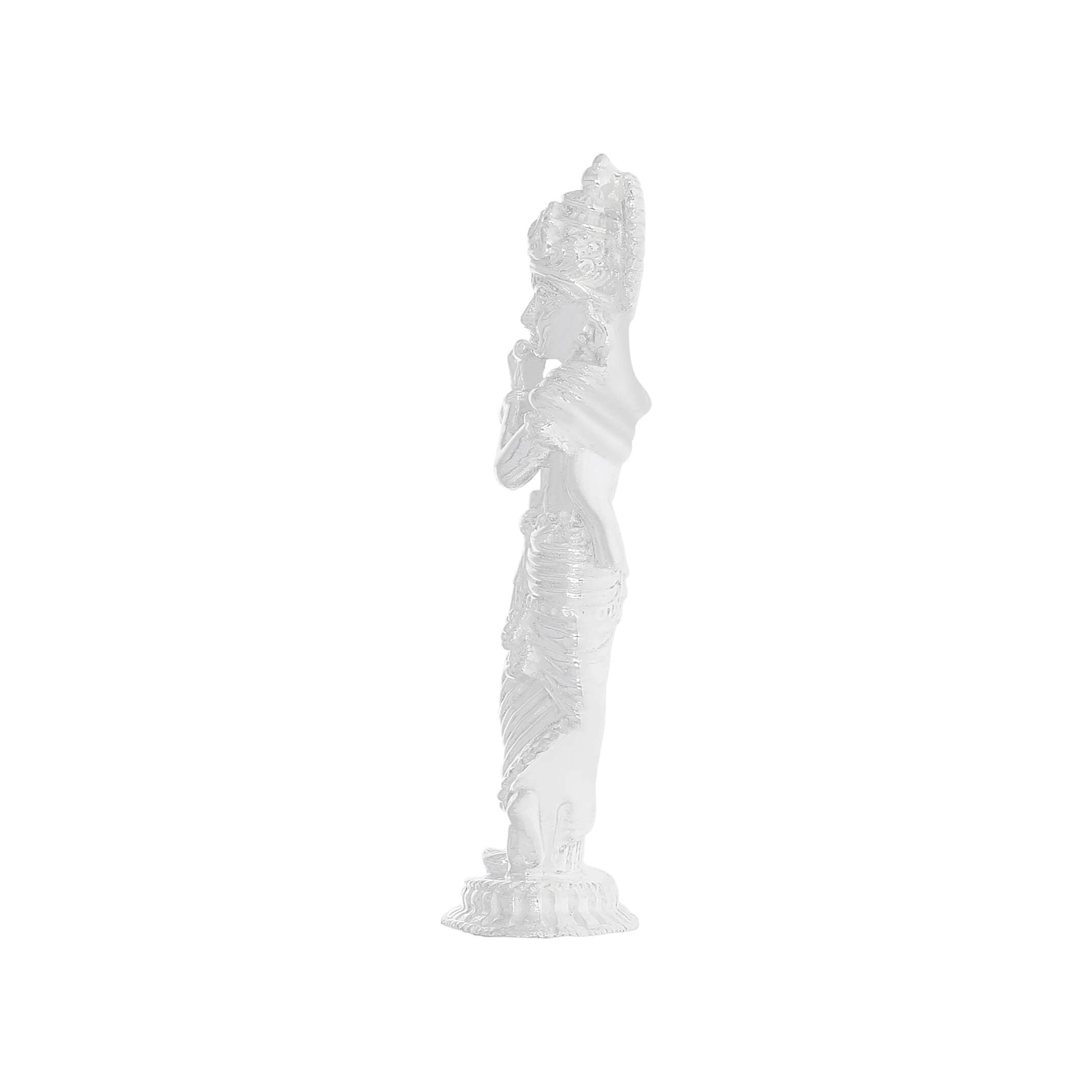 Marvelous Merciful Silver Krishna Murti