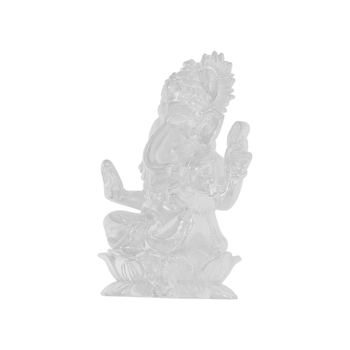 Magnificent Grace Lord Ganesha Silver Idol