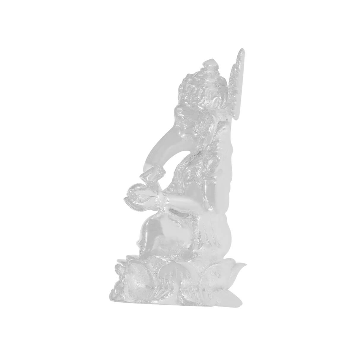 Magnificent Grace Lord Ganesha Silver Idol