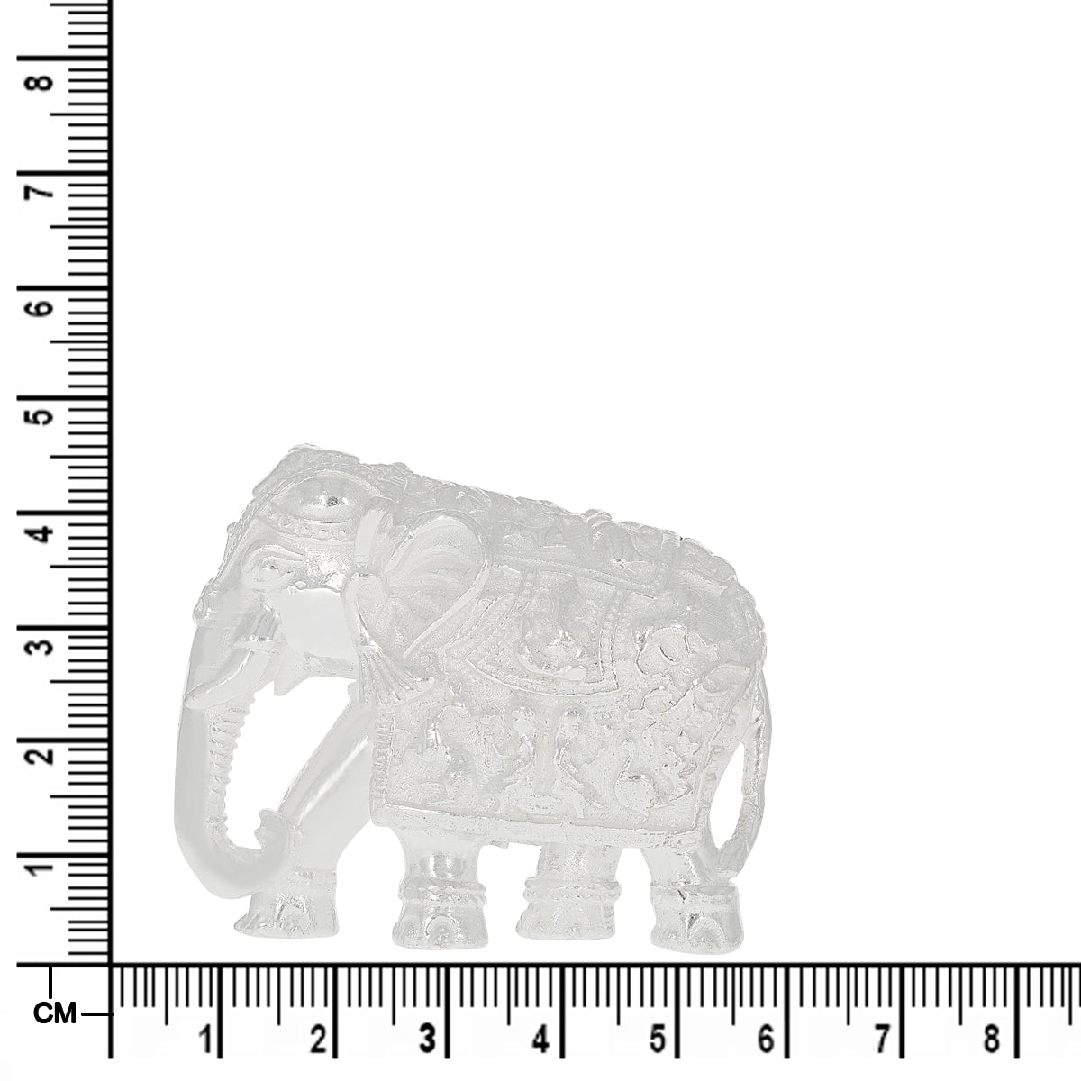 Exclusive Elegance Silver Elephant Murti