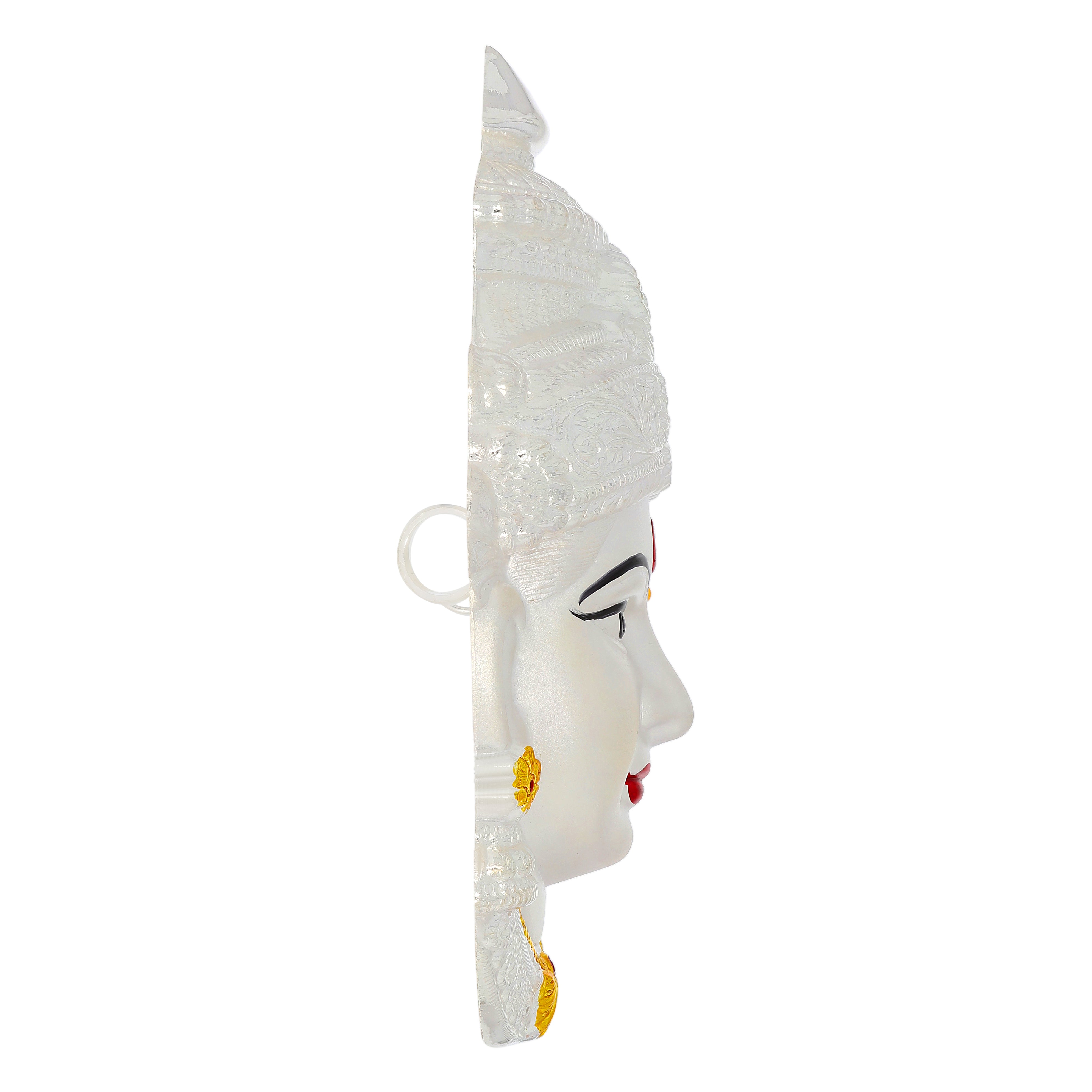 Benevolent Glow Silver Laxmi Face Figurine