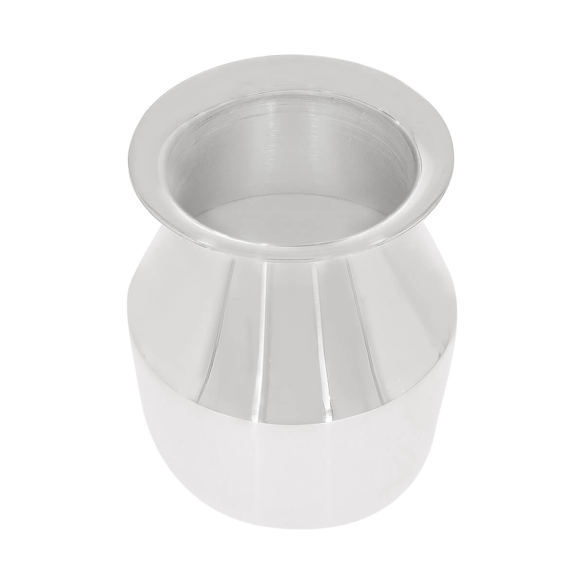 Radiant Polished Silver Lota