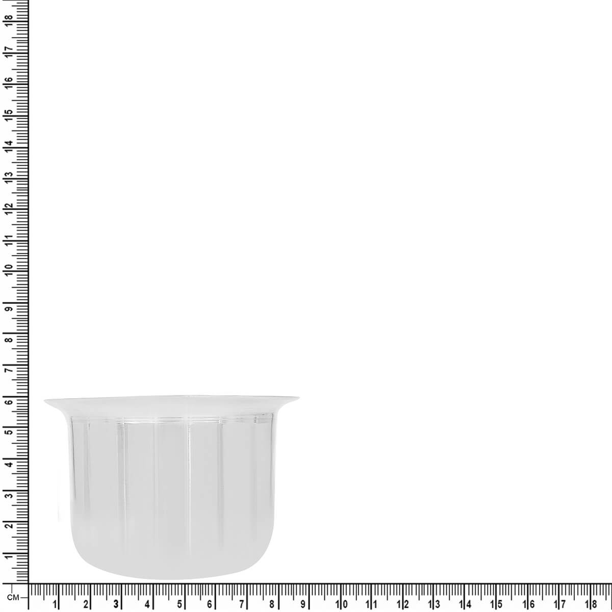 Silver Short Glass Tumbler For Pooja ( Phool Patra )