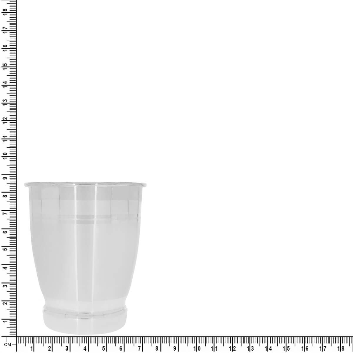 Polished Lustre Silver Glass