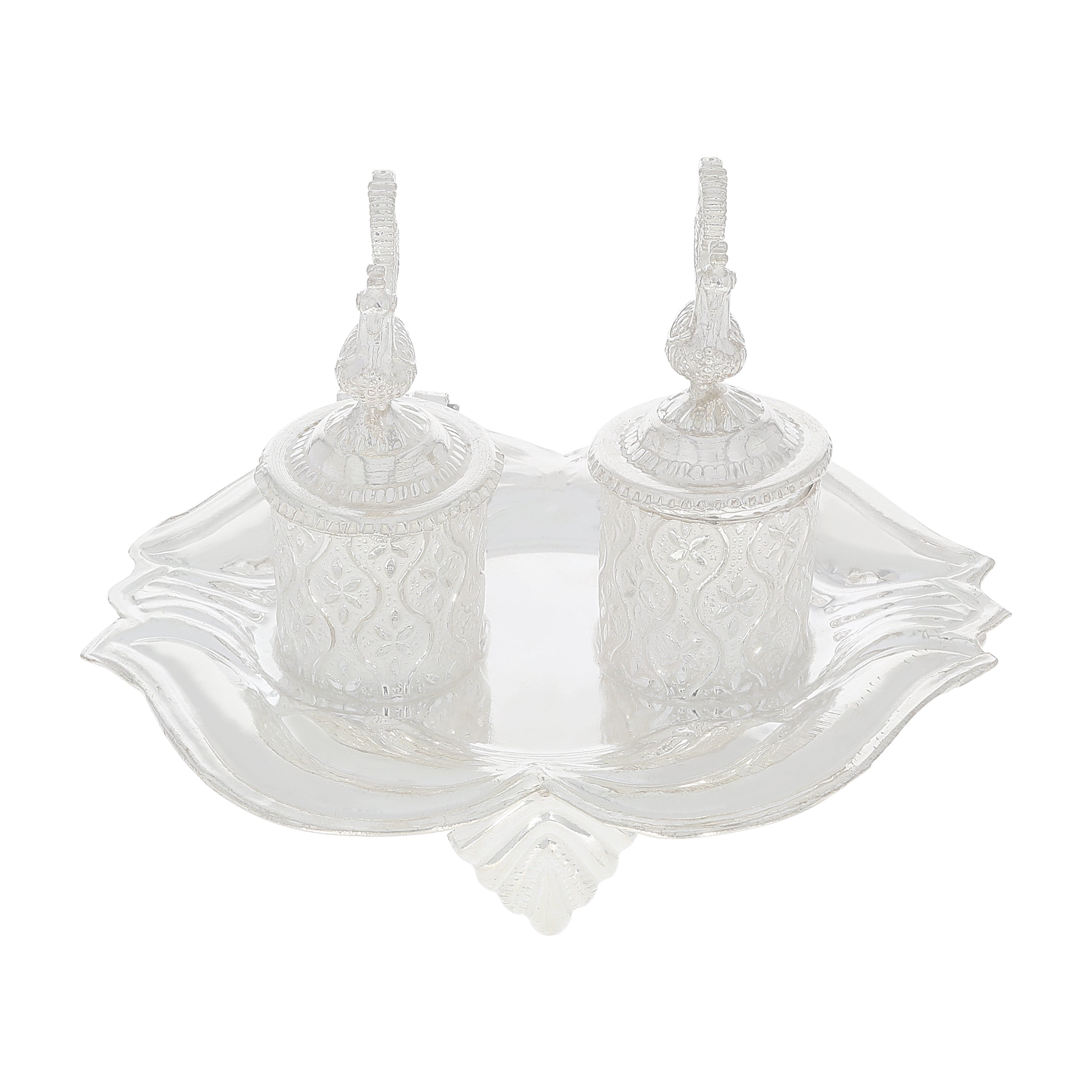 Stunning Elegance Silver Karanda