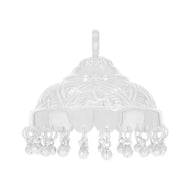 Lustrous Glow Silver God Chhatra