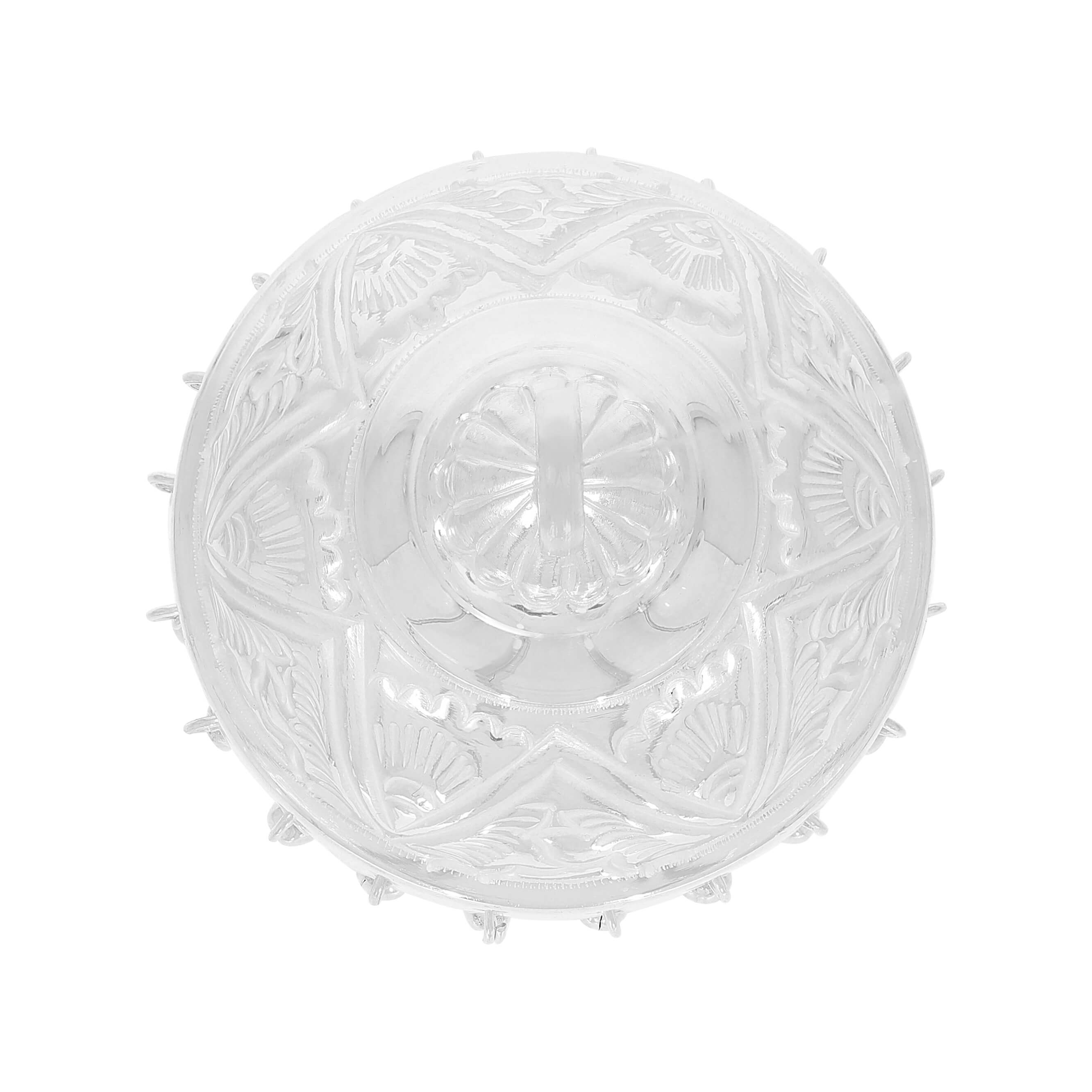Lustrous Glow Silver God Chhatra