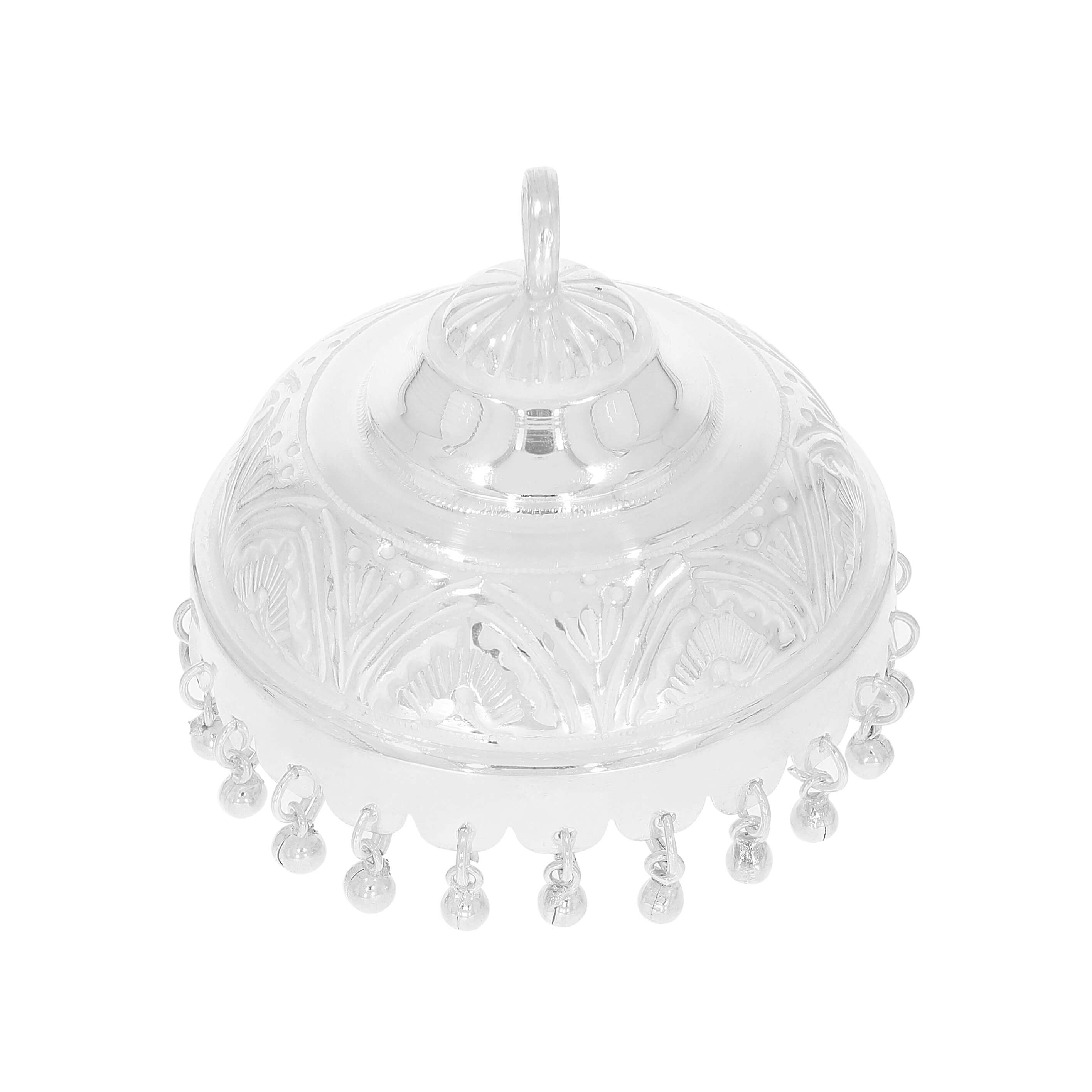Stunning Shimmer Silver God Chhatra