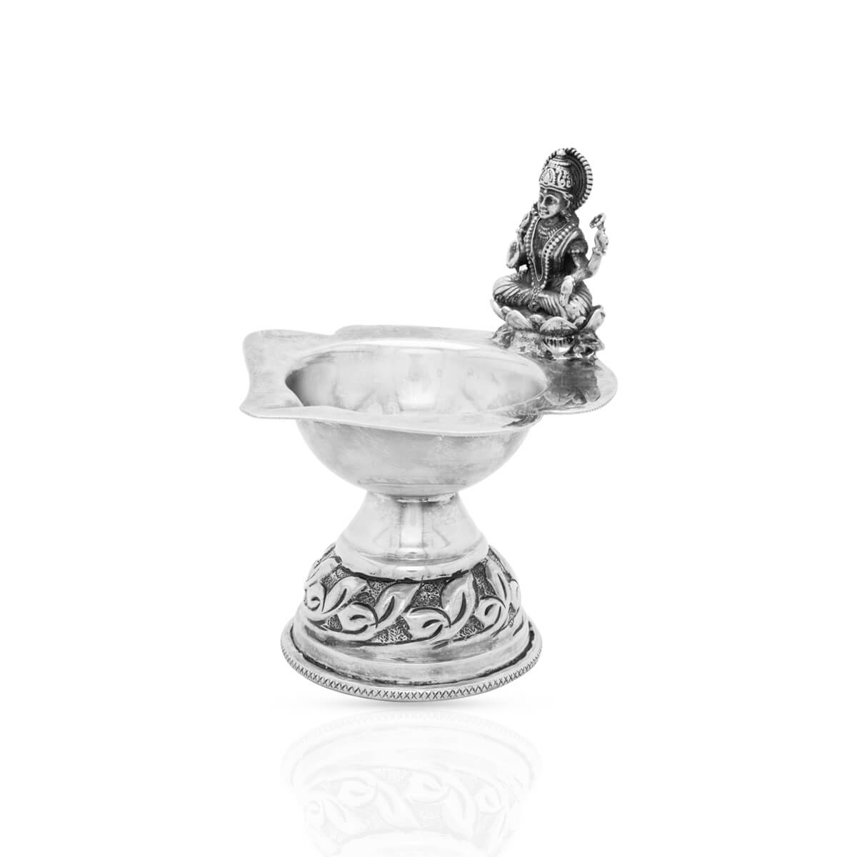 Divine Devi Laxmi Silver Diya