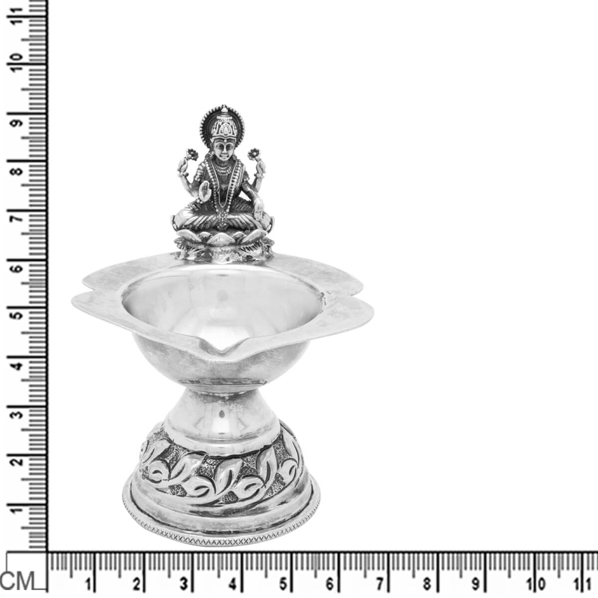 Divine Devi Laxmi Silver Diya