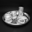 Luxurious Shine Silver Dinner Set