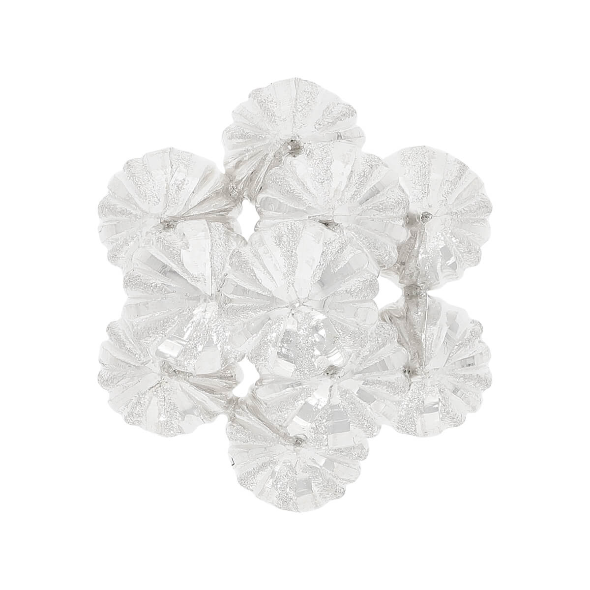 Mesmeric Shimmer Silver Modak