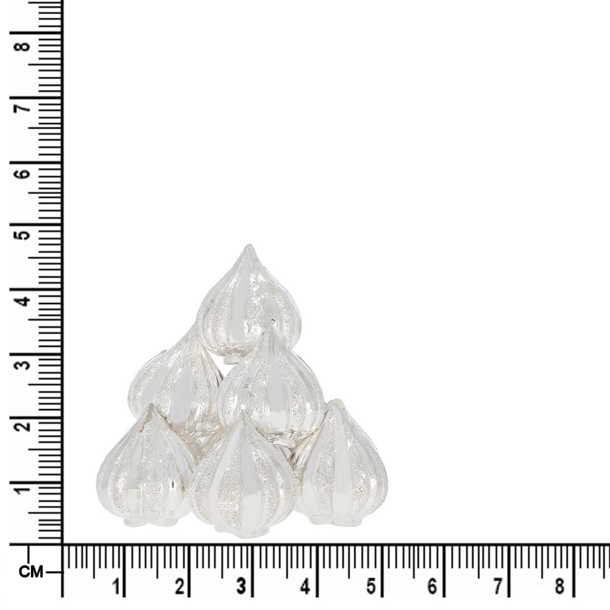 Mesmeric Shimmer Silver Modak